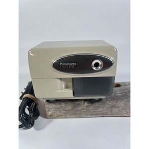 Panasonic KP-310 Electric Pencil Sharpener Vintage Auto Stop - Tan -Tested Works